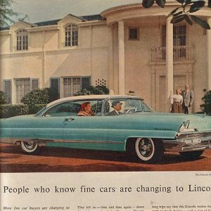 Lincoln Premiere Coupe Ad 1956