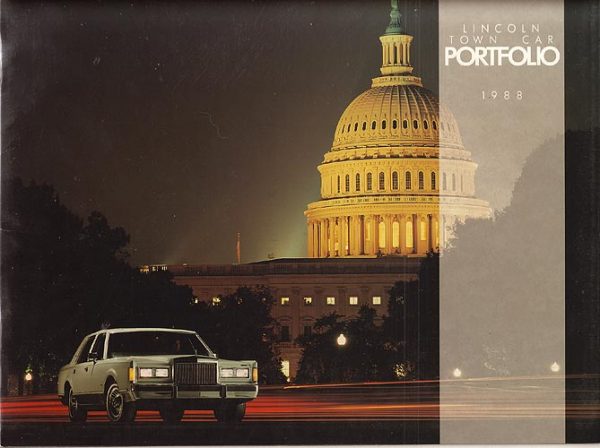 Lincoln Town Car Dealer Brochure 1988