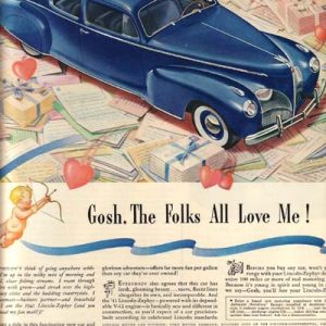 Lincoln Zephyr V-12 Ad April 1941