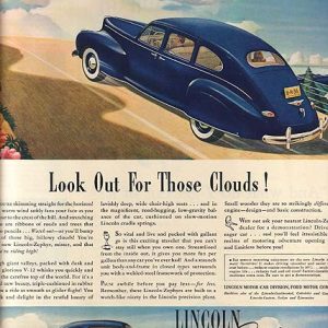 Lincoln Zephyr V-12 Ad May 1941