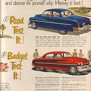 Mercury Ad August 1951