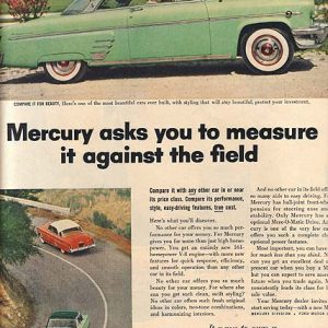 Mercury Ad August 1954