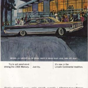 Mercury Ad December 1964