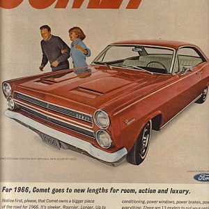 Mercury Comet Ad December 1965