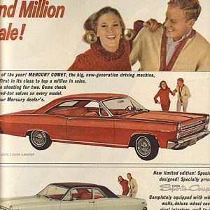 Mercury Comet Ad February 1966