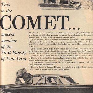 Mercury Comet Ad May 1960