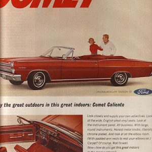 Mercury Comet Convertible Ad November 1965