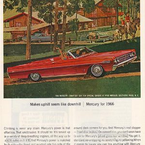 Mercury Convertible Ad 1965