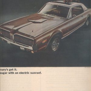 Mercury Cougar Ad April 1968