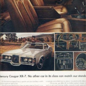 Mercury Cougar Ad November 1971