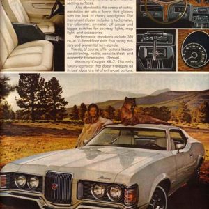 Mercury Cougar Ad October 1971