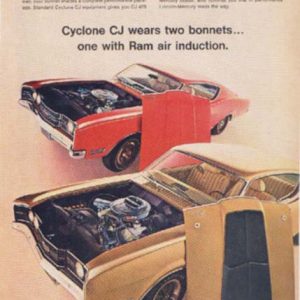 Mercury Cyclone Ad December 1968