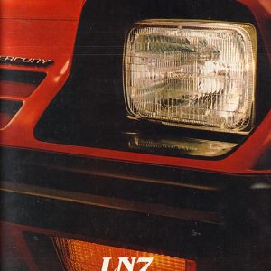 Mercury LN7 Dealer Brochure 1981