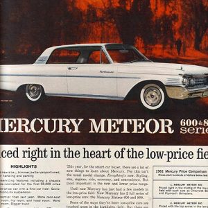 Mercury Meteor Ad October 1961