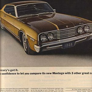 Mercury Montego Ad January 1968