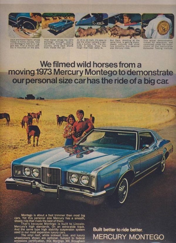 Mercury Montego Ad November 1972