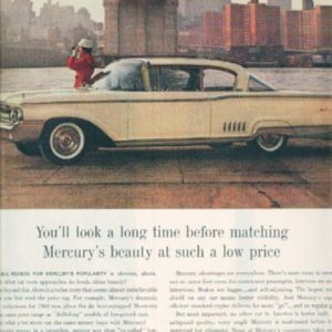 Mercury Monterey Ad April 1960