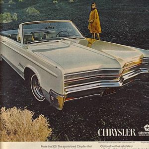 Chrysler 300 Convertible Ad 1967
