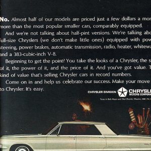 Chrysler Ad February 1965