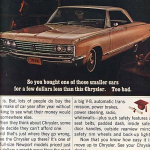 Chrysler Ad January 1966