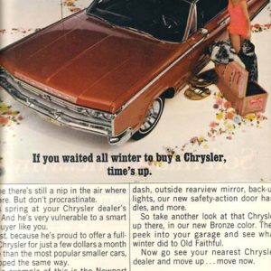 Chrysler Ad March 1966