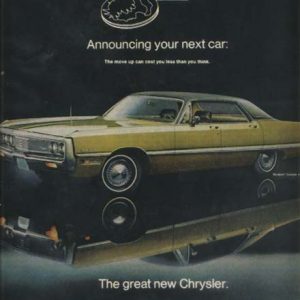 Chrysler Ad October 1968