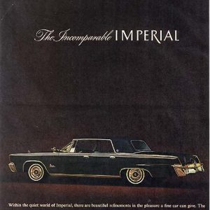 Chrysler Imperial Ad December 1963
