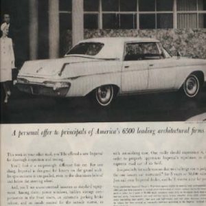 Chrysler Imperial Ad March 1963