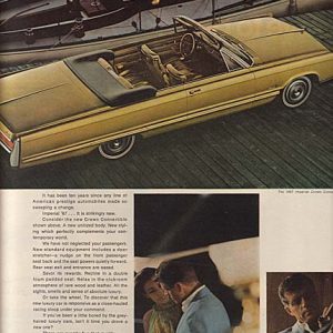 Chrysler Imperial Convertible Ad 1966