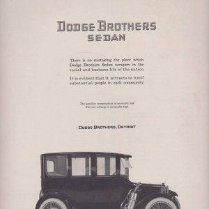 Dodge Ad 1921