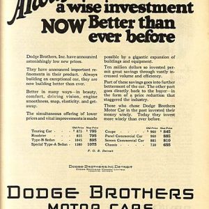Dodge Ad 1926