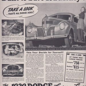 Dodge Ad April 1939