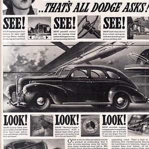 Dodge Ad January 1939