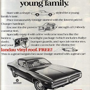 Dodge Charger Ad 1972
