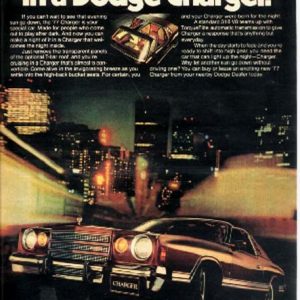 Dodge Charger Ad 1977