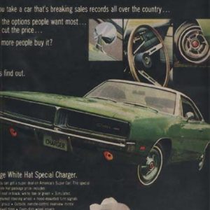 Dodge Charger Ad February 1969