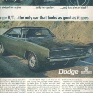 Dodge Charger Ad May 1968