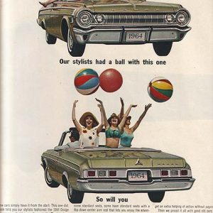 Dodge Convertible Ad 1963