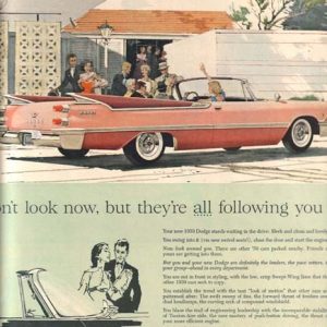 Dodge Convertible Ad December 1958