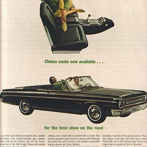 Dodge Convertible Ad February 1964