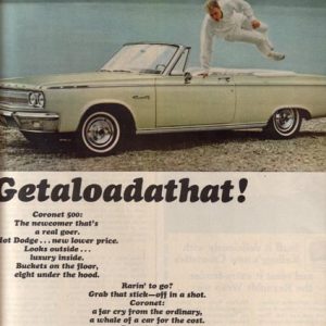 Dodge Convertible Ad November 1964