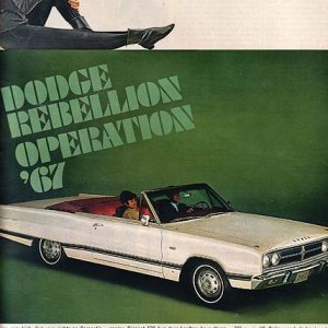 Dodge Convertible Ad November 1966