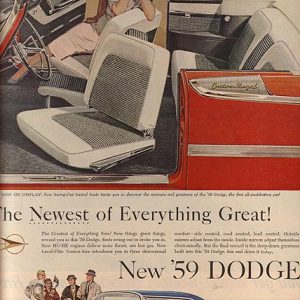 Dodge Convertible Ad October 1958