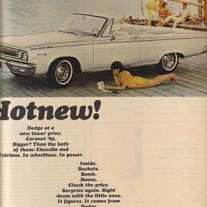 Dodge Convertible Ad October 1964