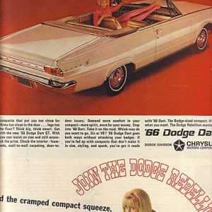 Dodge Dart Convertible Ad November 1965