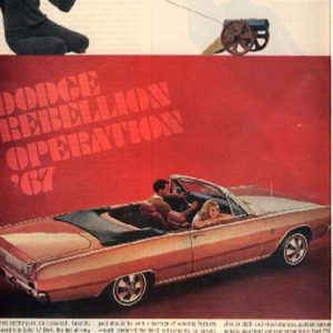 Dodge Dart Convertible Ad October 1966