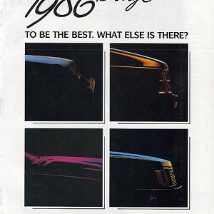 Dodge Dealer Brochure 1986