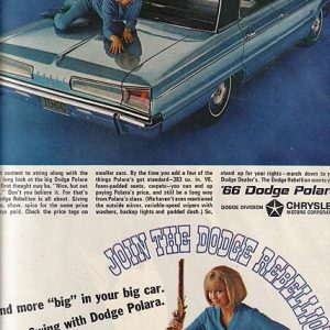 Dodge Polara Ad 1965