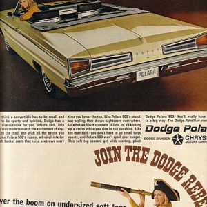 Dodge Polara Convertible Ad 1966