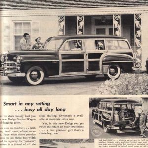 Dodge Station Wagon Ad 1949